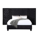 Acme Furniture Damazy BD00974EK Eastern King Bed - Black IMAGE 2