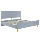 Acme Furniture Gaines BD01039EK Eastern King Bed - Gray IMAGE 2