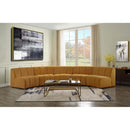 Acme Furniture Felicia LV01068 Sectional Sofa - Yellow IMAGE 1