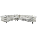Acme Furniture Atronia LV01160 Sectional Sofa - Beige IMAGE 3