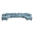 Acme Furniture Atronia LV01161 Sectional Sofa - Deep Green IMAGE 3