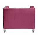 Acme Furniture Heibero LV01402 Chair - Burgundy IMAGE 4