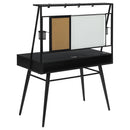 Coaster Furniture Jessie 801404 47-inch Writing Desk with Whiteboard and USB - Black IMAGE 3