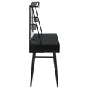 Coaster Furniture Jessie 801404 47-inch Writing Desk with Whiteboard and USB - Black IMAGE 4