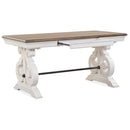 Magnussen Bronwyn H4436-01TT Two Tone Writing Desk IMAGE 2