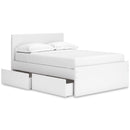 Signature Design by Ashley Onita EB9630B15 Full Panel Platform Bed with 2 Side Storage IMAGE 2