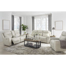Signature Design by Ashley Mindanao U5950518C Power Reclining Loveseat with Console and Adjustable Headrest IMAGE 12