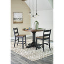 Signature Design by Ashley Valebeck D546D21 Counter Height Dining Table IMAGE 11