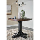 Signature Design by Ashley Valebeck D546D21 Counter Height Dining Table IMAGE 4