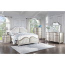 Coaster Furniture Evangeline 223391Q Wood Queen LED Panel Bed - Silver Oak IMAGE 8