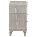 Coaster Furniture Evangeline 223392 3-Drawer Nightstand - Silver Oak IMAGE 8