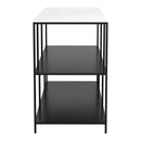 Zuo 109487 Singularity Console Table White & Black IMAGE 2