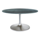 Zuo Metropolis 109451 Dining Table (60") - Grey & Silver IMAGE 1