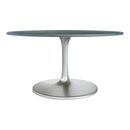 Zuo Metropolis 109451 Dining Table (60") - Grey & Silver IMAGE 2