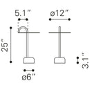 Zuo Will 109563 Side Table - White IMAGE 10