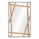 Zuo Tolix A12255 Mirror - Antique Gold & Black IMAGE 2