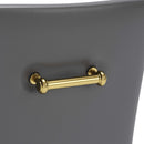 Zuo Maxine 109713 Dining Chair - Grey & Gold IMAGE 7