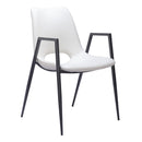 Zuo Desi 109535 Dining Chair - White IMAGE 1