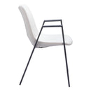Zuo Desi 109535 Dining Chair - White IMAGE 2