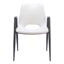 Zuo Desi 109535 Dining Chair - White IMAGE 3