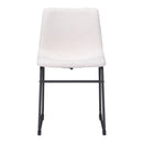 Zuo Smart 109651 Dining Chair - Ivory IMAGE 3