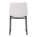 Zuo Smart 109651 Dining Chair - Ivory IMAGE 4