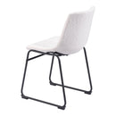 Zuo Smart 109651 Dining Chair - Ivory IMAGE 7