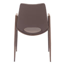 Zuo Desi 109730 Dining Chair - Brown & Walnut IMAGE 4