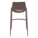 Zuo Desi 109734 Barstool - Brown & Walnut IMAGE 4