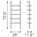 Zuo Zebra 109387 Shelf - Multicolor IMAGE 9