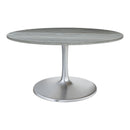Zuo Star City 109452 Dining Table (60") - Grey & Silver IMAGE 1