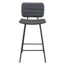 Zuo Boston 109504 Counter Stool - Vintage Black IMAGE 3