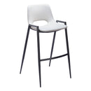 Zuo Desi 109541 Barstool - White IMAGE 1