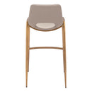 Zuo Desi 109735 Barstool - Beige & Gold IMAGE 4