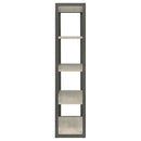 Coaster Furniture Loomis 805883 72-inch 4-shelf Bookshelf - Whitewashed Grey IMAGE 5