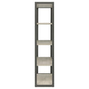 Coaster Furniture Loomis 805883 72-inch 4-shelf Bookshelf - Whitewashed Grey IMAGE 9