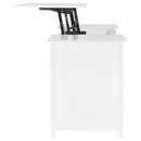 Coaster Furniture Dylan 801573 60-inch 4-Drawer Lift Top Office Desk - White High Gloss IMAGE 5