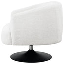 Coaster Furniture Dave 905739 Upholstered Barrel Back Swivel Club Chair - Beige IMAGE 4