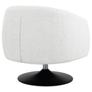 Coaster Furniture Dave 905739 Upholstered Barrel Back Swivel Club Chair - Beige IMAGE 6