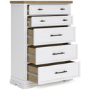 Benchcraft Ashbryn B844-46 Five Drawer Chest IMAGE 2