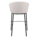 Zuo Essen 109808 Barstool - Ivory IMAGE 4