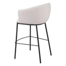 Zuo Essen 109808 Barstool - Ivory IMAGE 5