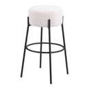 Zuo Blanche 109742 Barstool - Ivory IMAGE 1