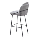 Zuo Jambi 109968 Barstool - Black & White IMAGE 5