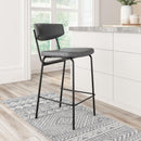 Zuo Charon 110263 Counter Stool - Vintage Black IMAGE 9