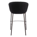Zuo Essen 109810 Barstool - Black & Bronze IMAGE 4