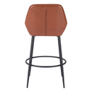 Zuo 109953 Vila Barstool - Brown IMAGE 4
