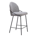 Zuo Jambi 109966 Counter Stool - Black & White IMAGE 6