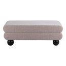 Zuo Davao 109980 Bench - Grey IMAGE 3
