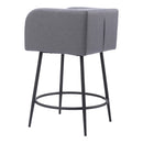 Zuo Horbat 110065 Counter Stool - Grey IMAGE 5